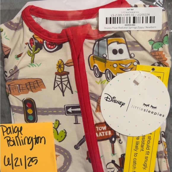 Little Sleepies Radiator Springs Kids Pajamas - Multicolor